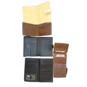 Alternative view of Leather Bi-Fold Wallet with Card Slots & Snap Closure